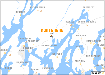 map of Montsweag