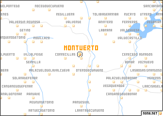 map of Montuerto