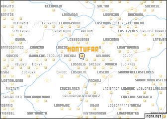 map of Montúfar