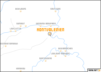 map of Mont Valérien