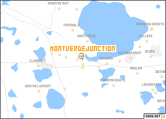 map of Montverde Junction