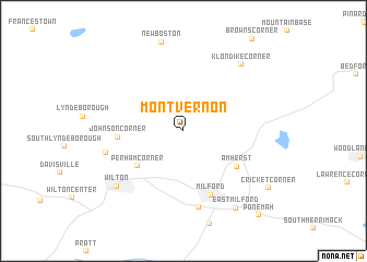 map of Mont Vernon