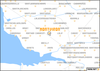 map of Montviron