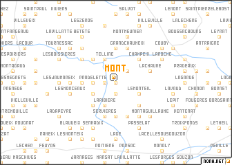 map of Mont