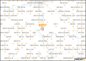 map of Mont