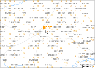 map of Mont