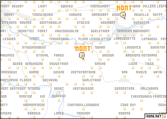 map of Mont