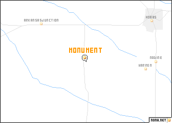 map of Monument