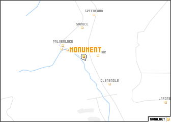 map of Monument