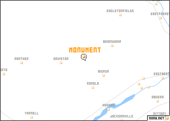 map of Monument