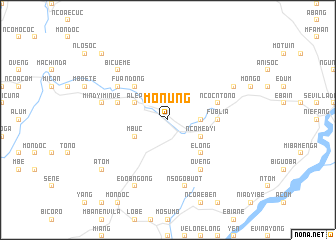 map of Moñung