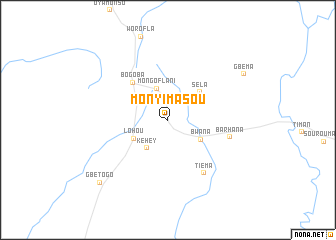 map of Monyimasou