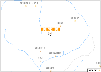 map of Monzanga