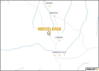 map of Monzelenge