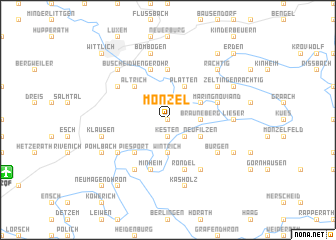 map of Monzel