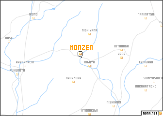 map of Monzen