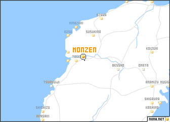 map of Monzen