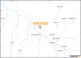 map of Monzinga