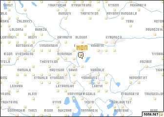 map of Mon