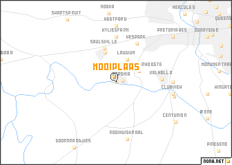 map of Mooiplaas