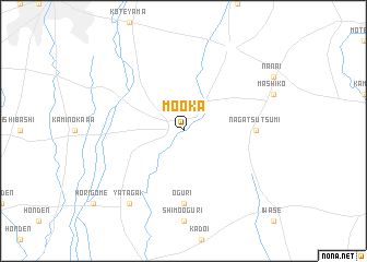 map of Mooka