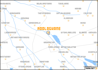 map of Moolagwane