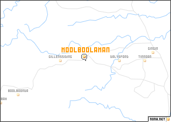 map of Moolboolaman