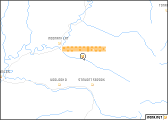 map of Moonan Brook