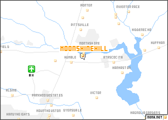 map of Moonshine Hill