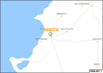 map of Moonta