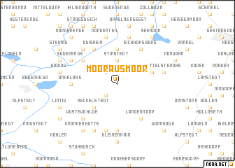 map of Moorausmoor