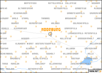 map of Moorburg