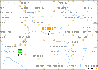 map of Moorby