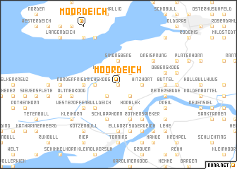 map of Moordeich