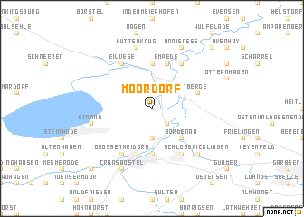 map of Moordorf