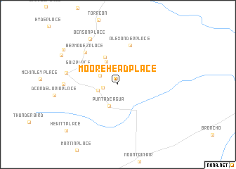 map of Moorehead Place