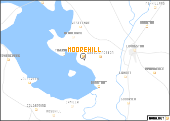 map of Moore Hill