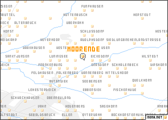 map of Moorende