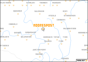 map of Moorespost