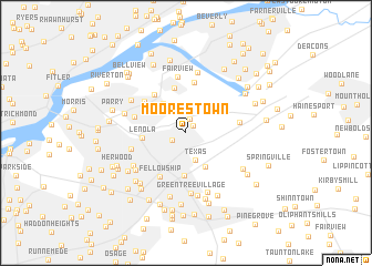 map of Moorestown