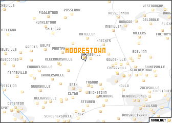 map of Moorestown