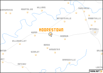 map of Moorestown
