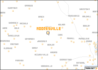 map of Mooresville