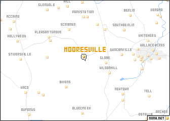 map of Mooresville