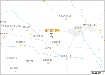 map of Moores