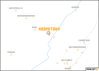 map of Mooretown