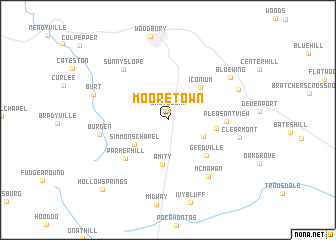 map of Mooretown