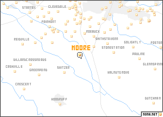 map of Moore