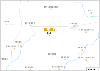 map of Moore