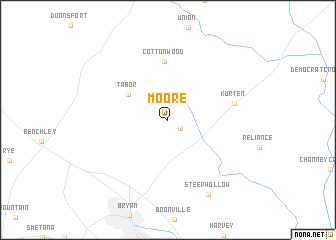 map of Moore